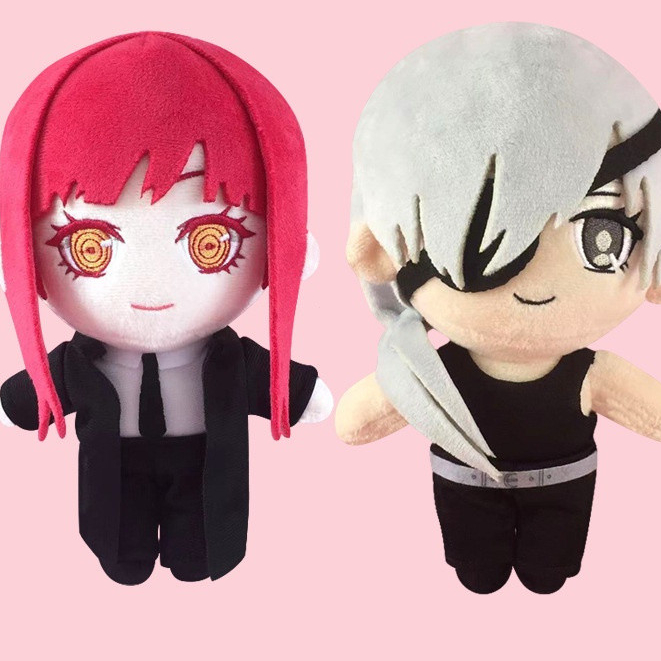 คุณภาพสูง Anime Chainsaw Man Makima Angel Devil Denji Power Hayawa Aki Pochita ตุ๊กตาของเล่นตุ๊กตากา