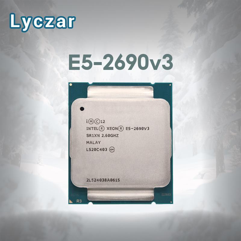 Intel Xeon E5 2690v3 โปรเซสเซอร์ LGA 2011-3 2.6GHz 30M12-Core 135W Lyczar Server CPU