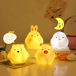 ของตกแต่งขนาดเล็กโคมไฟกลางคืนรูปกระต่ายน่ารัก เค้กวันเกิด ตั้งโต๊ะในห้องนอน ของขวัญวันเกิด ของขวัญเด็ก