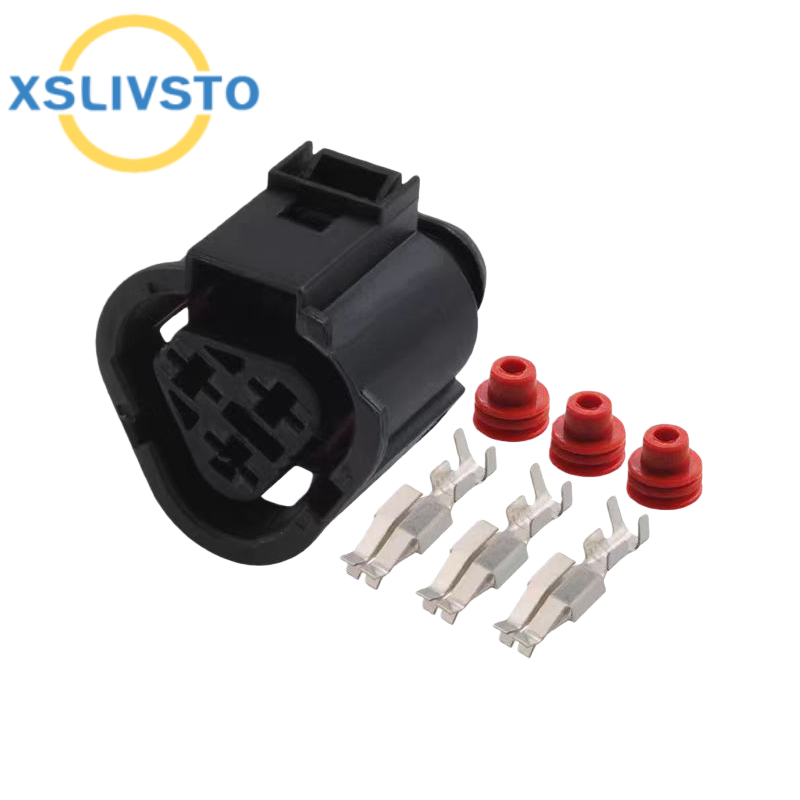 1 ชุด DJ7033A-6.3-21 Harness Connector Plug 3p3 Hole Modified Plug 1J0973203