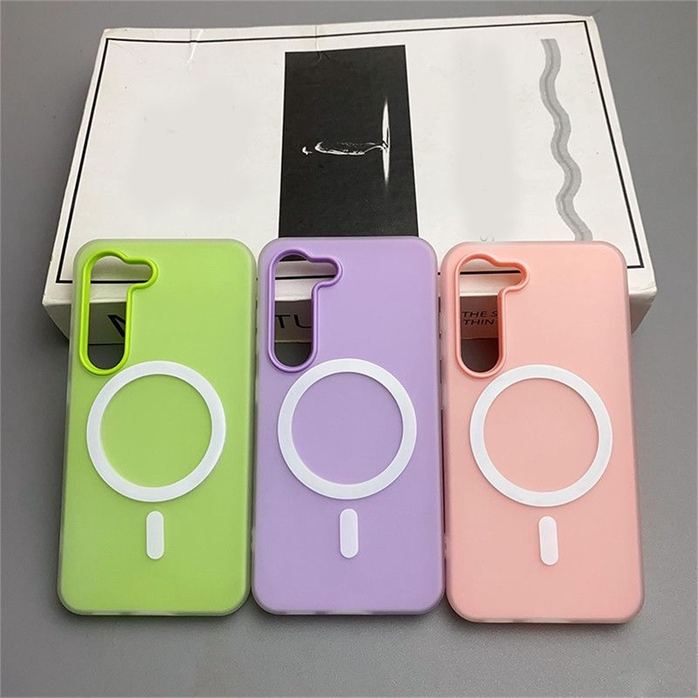 สําหรับ Samsung A16 A54 A56 A55 A26 A06 A35 A25 A15 2 In 1 แม่เหล็กไร้สายชาร์จ Slim กรณี