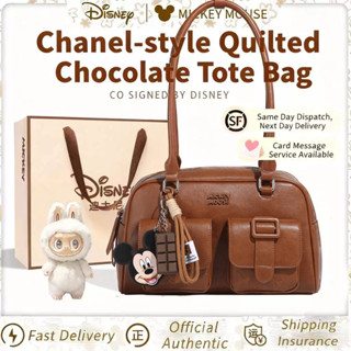 ดิสนีย์ ของแท้กระเป๋าหญิง 2025 สไตล์ใหม่ฤดูใบไม้ร่วงฤดูหนาวย…
