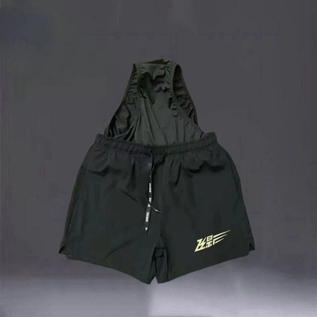 < พร้อมสต็อก คําสั่ง > บิน เงา วิ่งกีฬา เร็ว-การอบแห้ง ตาข่ายเสื้อกั๊กฤดูร้อนแขนกุดมืออาชีพมาราธอนเสื้อกั๊กกางเกงขาสั้นคู่ชุดสองชิ้น - รูปที่ 7