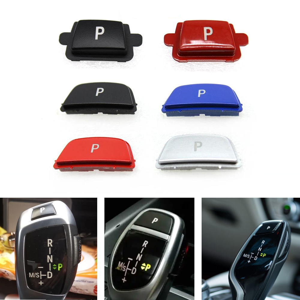 เกียร์รถเกียร์ Shift Lever สวิทช์ที่จอดรถอัตโนมัติ P ปุ่มสําหรับ BMW F M Series F30 F34 F36 F10 F11 F01 F02 F06 F25 F26 G30 G31 G32 G11 G01 G02