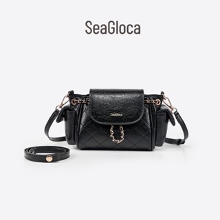 SeaGloca กระเป๋าสะพายข้างแบบควิลท์ สายโซ่สีทอง และดีไซน์พิเศ…