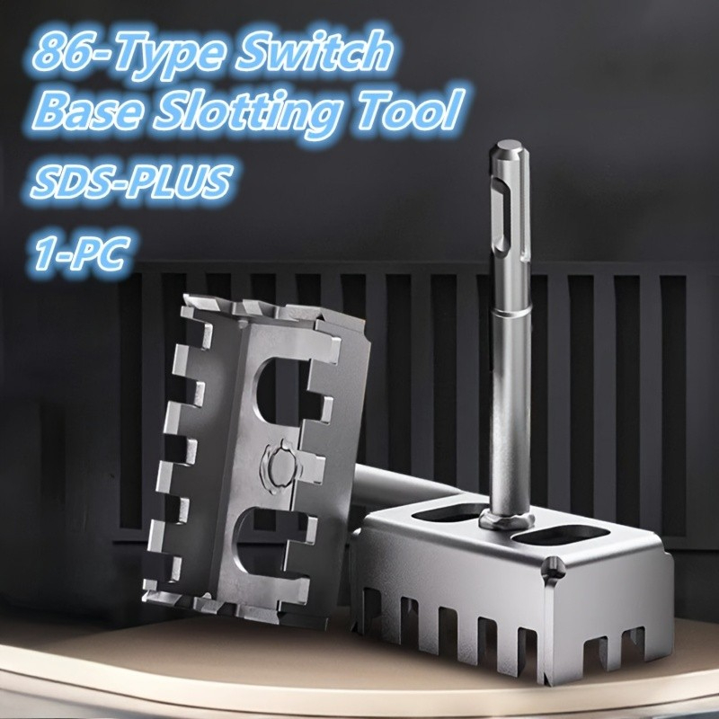 86-Type Switch Base Slotter - ค้อนไฟฟ้า Heavy-Duty Punch, Precision Slotting, ช่างไฟฟ้าเครื่องมือติดตั้งมืออาชีพ