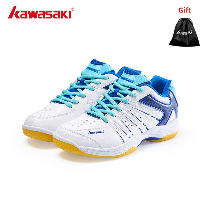 KAWASAKI รองเท้าแบดมินตัน K-065D เหมาะสำหรับทั้งผู้หญิงและผู้ชาย การฝึกฝนมืออาชีพ ป้องกันการลื่น ทนท