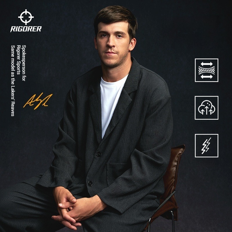 Rigorer ริกเกอร์ผู้ชาย ใหม่ สำหรับกลางแจ้งและกันลม  JACKET TRAINING