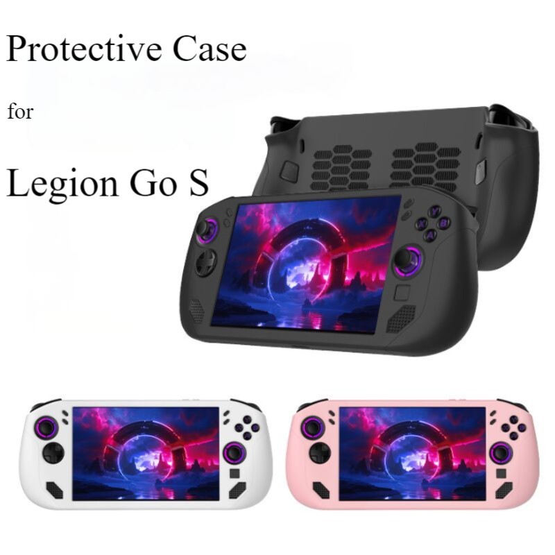 เกมคอนโซลซิลิโคนป้องกันเคสกันกระแทกป้องกันฝุ่นสําหรับ Lenovo Legion Go S