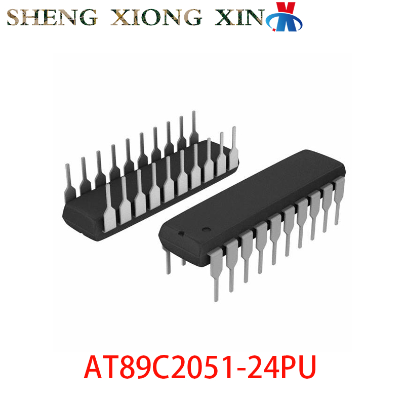 2 ชิ้น/ล็อต AT89C2051-24PU 20-DIP Microcontroller AT89C2051