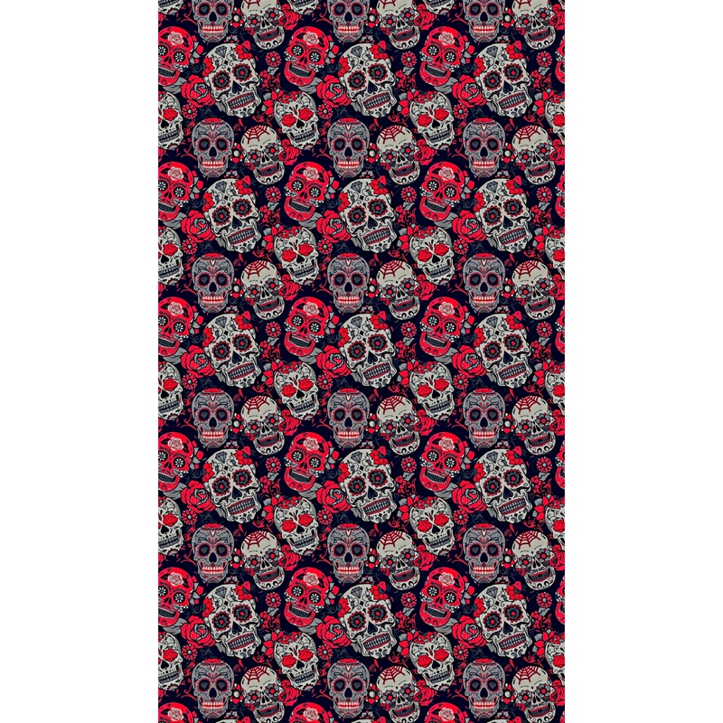 Kydex Sheet Thermo Plastic Skull Pattern สําหรับปลอก DIY