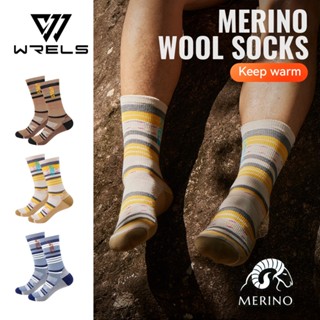 ถุงเท้า wool merino แบบรัดกล้ามเนื้อ ระบายอากาศได้ดี สำหรับก…