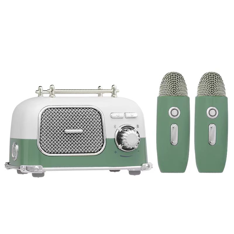 ChangBa C2A11112 Mini K Song Speaker L2 Double Mic Version, รองรับโหมดเพลง Double K, คุณภาพเสียงดี, 