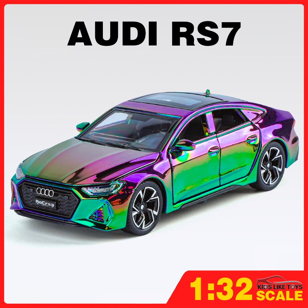 KLT 1:32 Audi RS7 รถโมเดลDiecastรถของเล่นคอลเลกชันของขวัญสําหรับเด็กเด็กผู้หญิง ราคา ถูกที่สุด ดีลบีเคเค