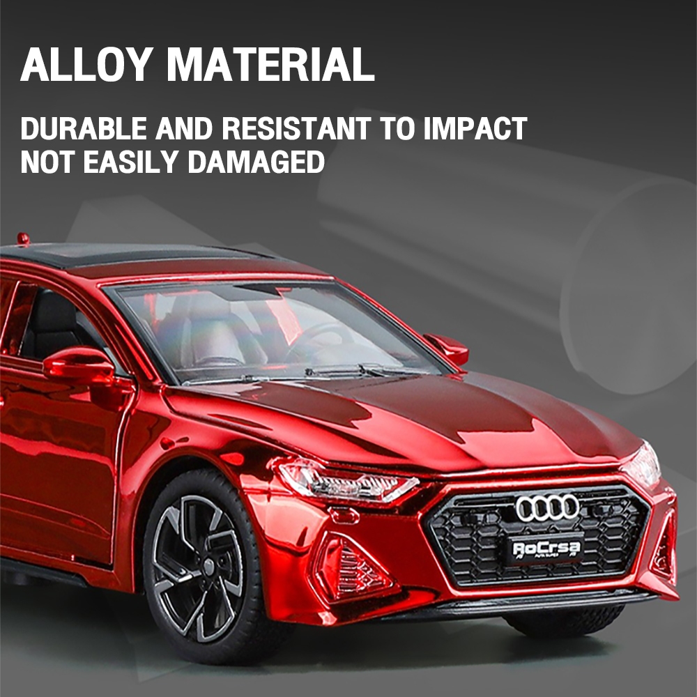 KLT 1:32 Audi RS7 รถโมเดลDiecastรถของเล่นคอลเลกชันของขวัญสําหรับเด็กเด็กผู้หญิง ราคา ถูกที่สุด ดีลบีเคเค แกลเลอรีภาพที่ 3
