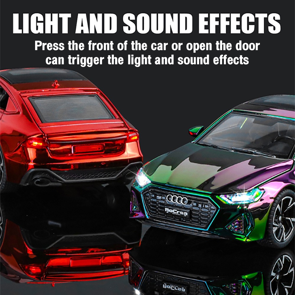 KLT 1:32 Audi RS7 รถโมเดลDiecastรถของเล่นคอลเลกชันของขวัญสําหรับเด็กเด็กผู้หญิง ราคา ถูกที่สุด ดีลบีเคเค แกลเลอรีภาพที่ 4
