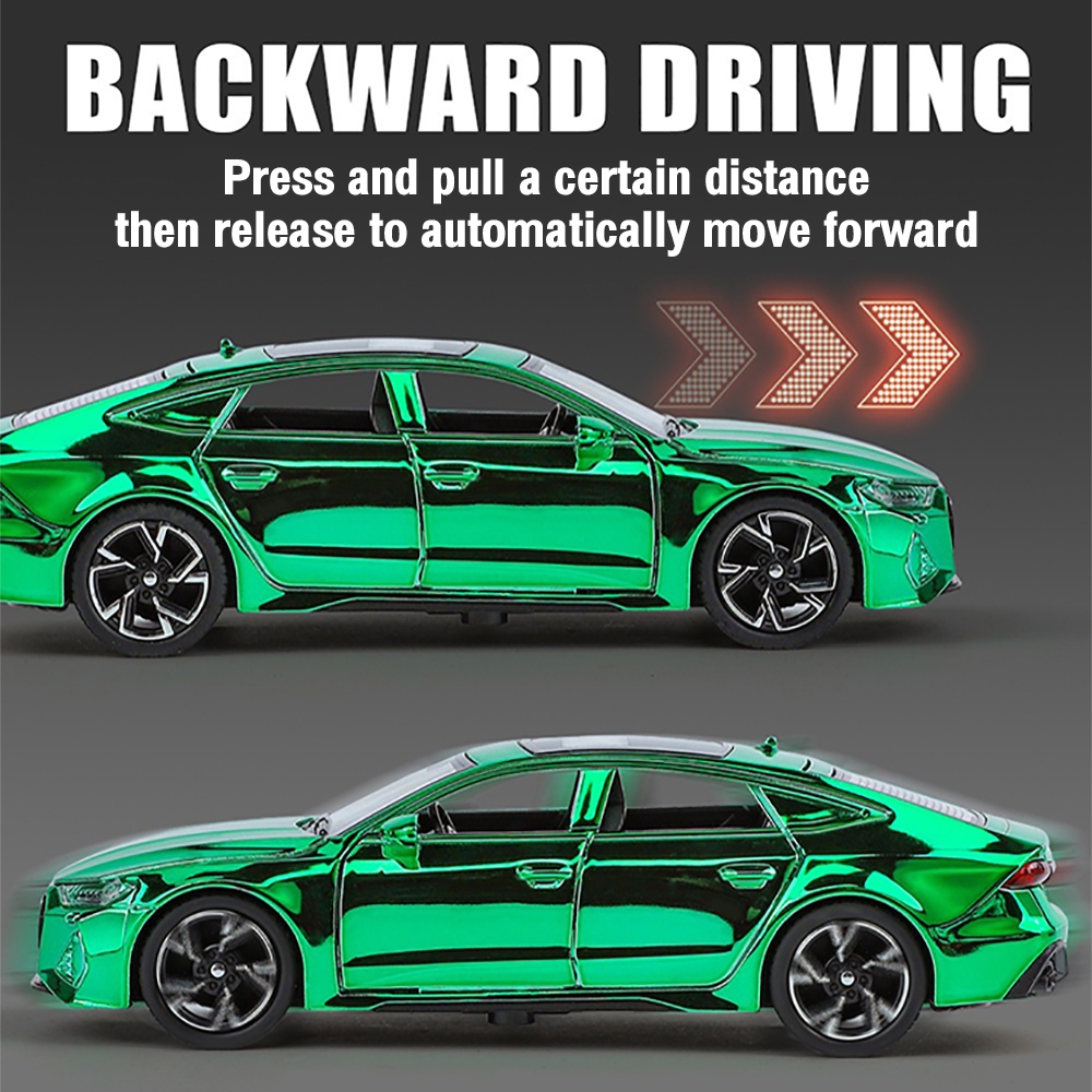 KLT 1:32 Audi RS7 รถโมเดลDiecastรถของเล่นคอลเลกชันของขวัญสําหรับเด็กเด็กผู้หญิง ราคา ถูกที่สุด ดีลบีเคเค แกลเลอรีภาพที่ 6