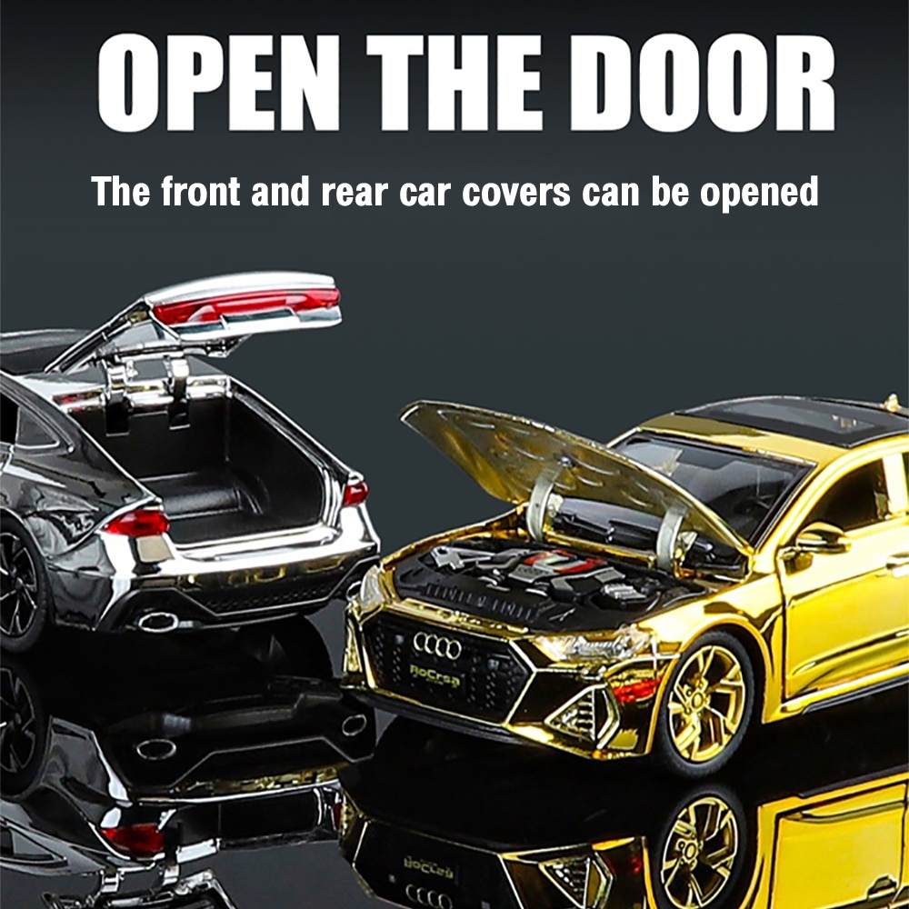 KLT 1:32 Audi RS7 รถโมเดลDiecastรถของเล่นคอลเลกชันของขวัญสําหรับเด็กเด็กผู้หญิง ราคา ถูกที่สุด ดีลบีเคเค แกลเลอรีภาพที่ 5
