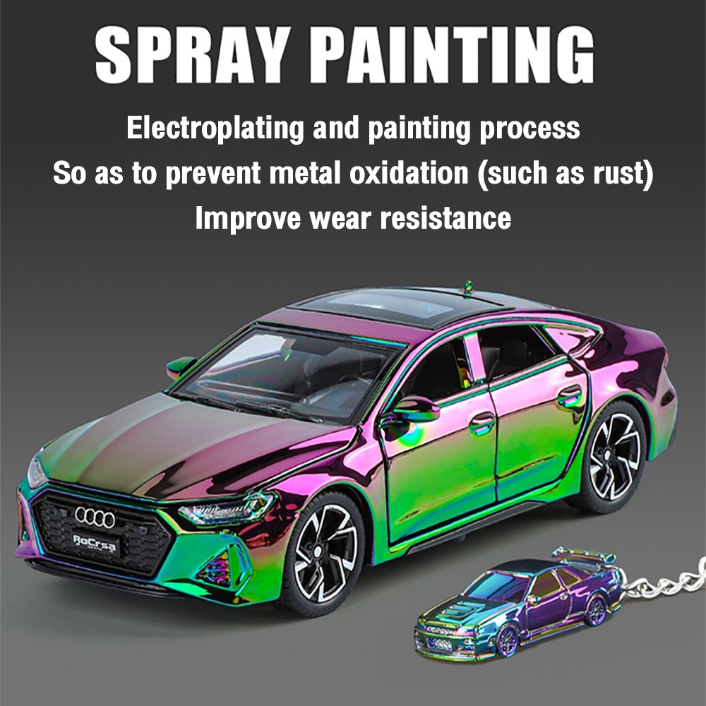 KLT 1:32 Audi RS7 รถโมเดลDiecastรถของเล่นคอลเลกชันของขวัญสําหรับเด็กเด็กผู้หญิง ราคา ถูกที่สุด ดีลบีเคเค แกลเลอรีภาพที่ 8
