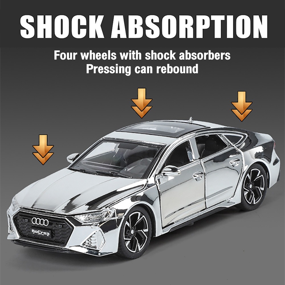 KLT 1:32 Audi RS7 รถโมเดลDiecastรถของเล่นคอลเลกชันของขวัญสําหรับเด็กเด็กผู้หญิง ราคา ถูกที่สุด ดีลบีเคเค แกลเลอรีภาพที่ 7