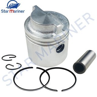 6E3-11631 ลูกสูบชุด Std สําหรับ Yamaha Outboard Motor Parts 5HP 2T 54MM 6E3-121631-00-98 Powertec Se