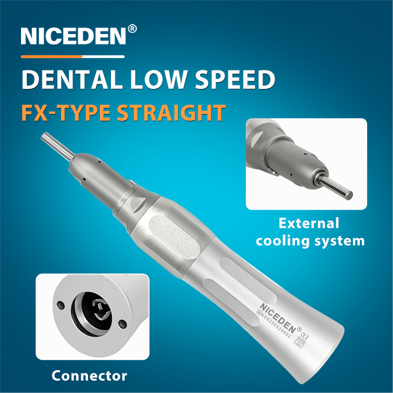 NICEDEN Dental External water channel Low Speed Handpiece Straight Handpiece