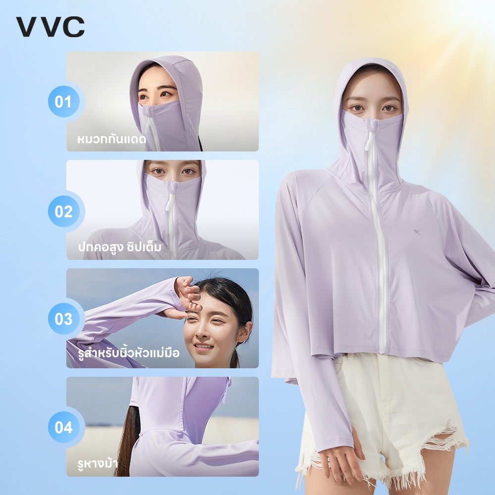 【TH Delivery】VVC เสื้อกันแดดผู้หญิง สไตล์เกาหลี รูปที่ 4