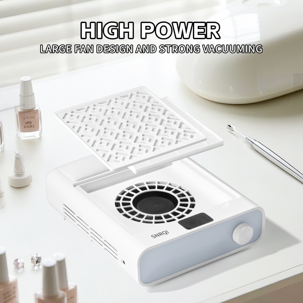 พร้อมส่ง SNRQI-WL632 / WL005 / W030 （3รุ่น） เครื่องดูดฝุ่นเล็บ SNRQI ใช้ดูดฝุ่นขณะทำเล็บ  พัดลมดูดฝุ่นเล็บ เครื่ ปรับความเร็วได้ มีแผ่นกรอง - รูปที่ 6
