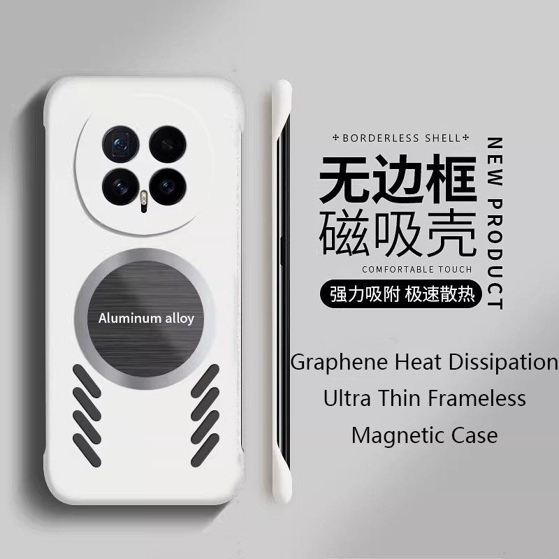 การกระจายความร้อนเคสโทรศัพท์สําหรับ Honor Magic 8 Pro 6 7 Pro X70 5G กรณี Graphene Cooling กันกระแทกปลอก Ultra Thin Frameless PC ฝาครอบ