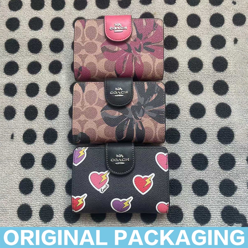 กระเป๋าสตางค์ผู้หญิง ใหม่ กระเป๋าสตางค์ใบสั้น กระเป๋าใส่เหรียญแฟชั่น CZ340 CW527