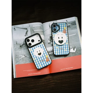 Tagi. Haha Plaid Phone Case เคสโทรศัพท์ลายตาราง ฮาฮา เคสไอโฟน 17 16 15 Pro Max