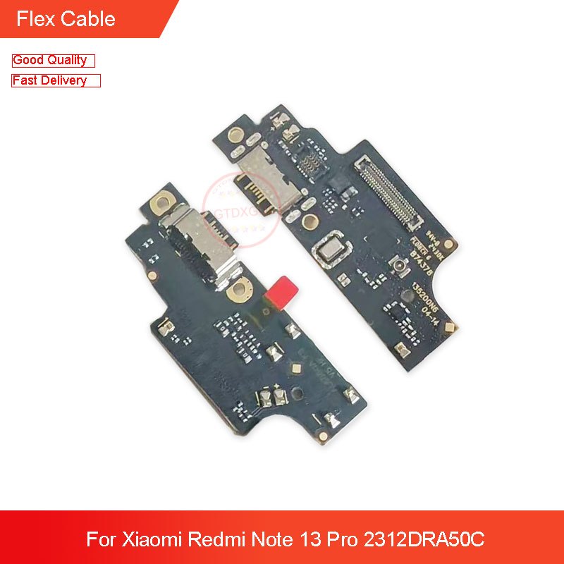 สําหรับ Xiaomi Redmi หมายเหตุ 13 Pro 4G 2312DRA50C ชาร์จ USB Dork เชื่อมต่อชาร์จ Flex Cable