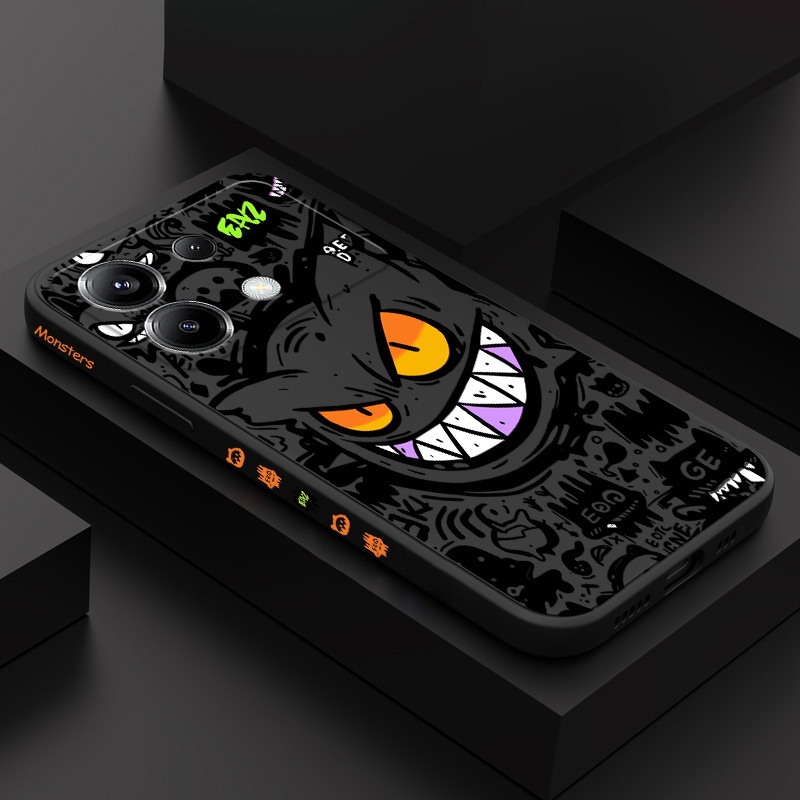 Evil Monster เคสโทรศัพท์สําหรับ Xiaomi Poco F7 X7 M7 Pro Ultra 4G 5G ปลอกอ่อน
