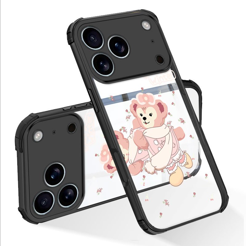 YBDปลอกสําหรับiPhone 17 Pro Max 17 Airการ์ตูนน่ารักLena Bell HardอะคริลิคTPUกันชนClearเคสโทรศัพท์