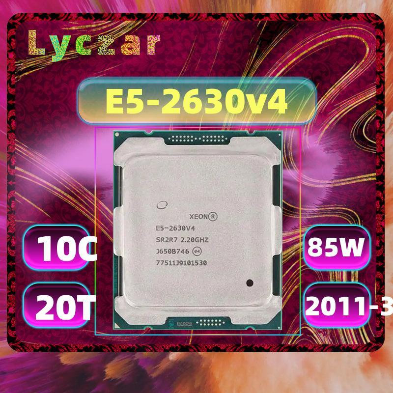 Intel Xeon E5 2630v4 โปรเซสเซอร์ LGA 2011-3 2.2GHz 25M 10-Core 85W Lyczar Server CPU