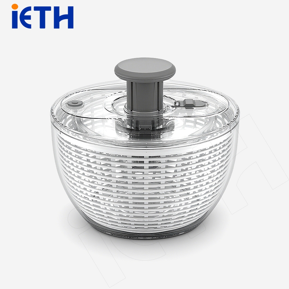 iETH เครื่องสลัดผัก 6ลิตร ใช้มือเดียว ลูกกลิ้งแนวตั้ง สะดวก รวดเร็ว สำหรับทำสลัดผักผลไม้ วัสดุเกรดอาหาร ส่งจากประเทศไทย ฟรีค่าส่ง