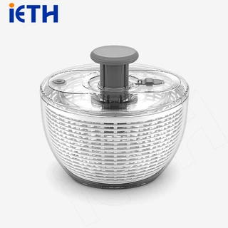 iETH เครื่องสลัดผัก 6ลิตร ใช้มือเดียว ลูกกลิ้งแนวตั้ง สะดวก รวดเร็ว สำหรับทำสลัดผักผลไม้ วัสดุเกรดอาหาร ส่งจากประเทศไทย ฟรีค่าส่ง