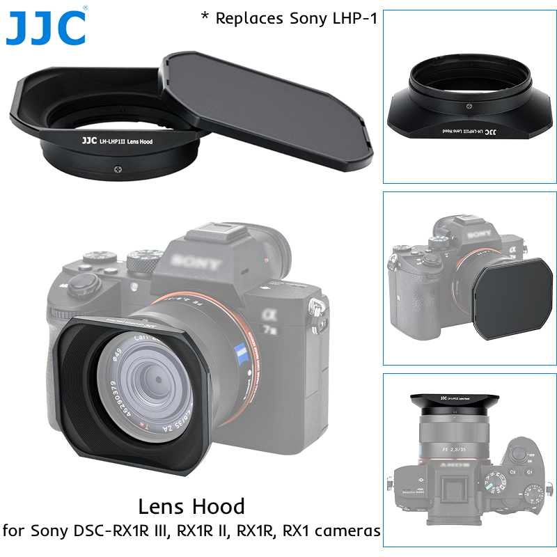 JJC LH-LHP1II เลนส์กล้องสําหรับ Sony RX1R III RX1RM3 RX1R II RX1R RX1 กล้อง & E 35 มม.F1.8 OSS เลนส์