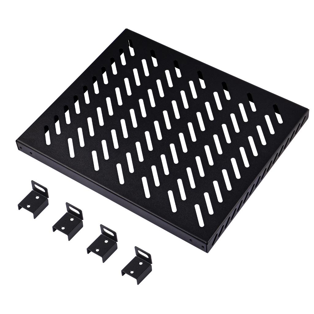 DeskPi RackMate อุปกรณ์เสริม 10 นิ้ว 0.5U ชั้นวางชั้นวางสําหรับงานหนักสําหรับตู้เซิร์ฟเวอร์ T2