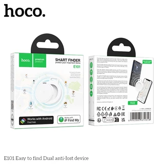hoco. E101 เครื่องติดตาม GPS สนับสนุน ระบบติดตามคู่ Android และ iOS ขนาดกะทัดรัดพกพาสะดวก สามารถใช้ได้กับพวงกุญแจ