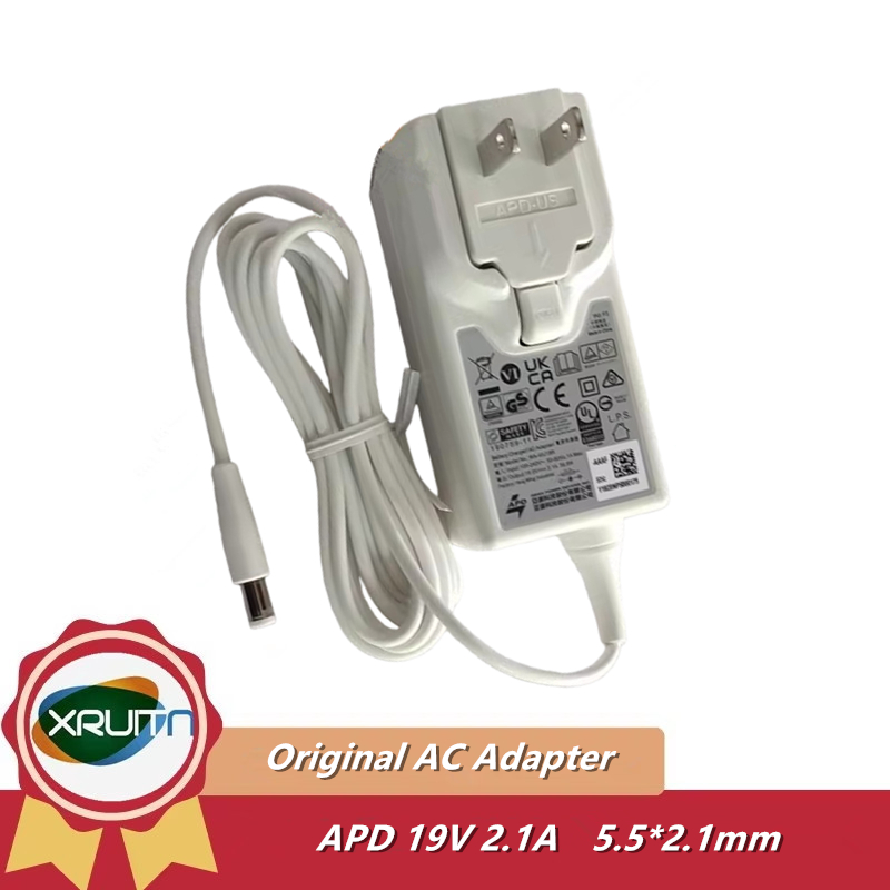 ของแท้ APD WA-40J19R 19V 2.1A 39.9W 40W 5.5x2.1 มม.WA-40J19FU แบตเตอรี่ Charger อะแดปเตอร์ AC สําหรั
