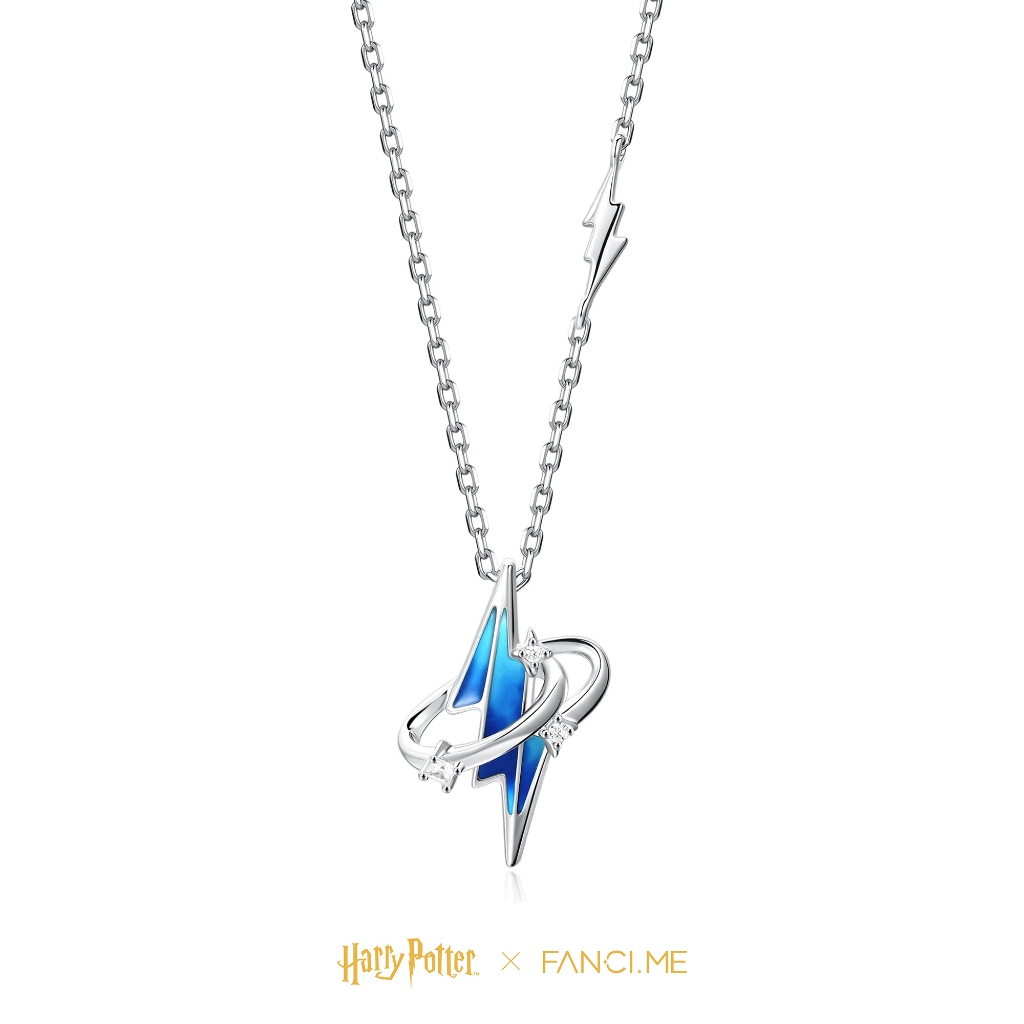 FANCIME Harry Potter Patronus Mark Silver Necklace ดีไซน์เรืองแสงในที่มืด (เสมอ)