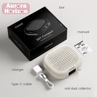 พร้อมส่งในกรุงเทพฯ เครื่องดูดฝุ่นทำเล็บ LUGX LG207 / LG207s| ปรับความแรงได้ 10 ระดับ | 2รุนให้เลือก ขนาดสินค้า 190 × 182 × 56 มม. | มีให้เลือกแบบเสียบปลั๊ก / แบบชาร์จไฟ หลายสี