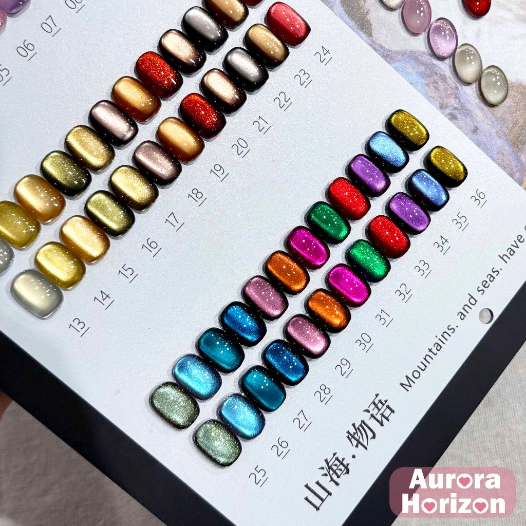 【พร้อมส่งในกรุงเทพฯ】ยาทาเล็บเจล  36สี   สีลูกแก้ว MILAN 36สี  สีเจล สีเจลแคทอายเนื้อซาติน  ฟรีชาร์ทสี(ทามาให้แล้ว) Cat eye  36สี - รูปที่ 2