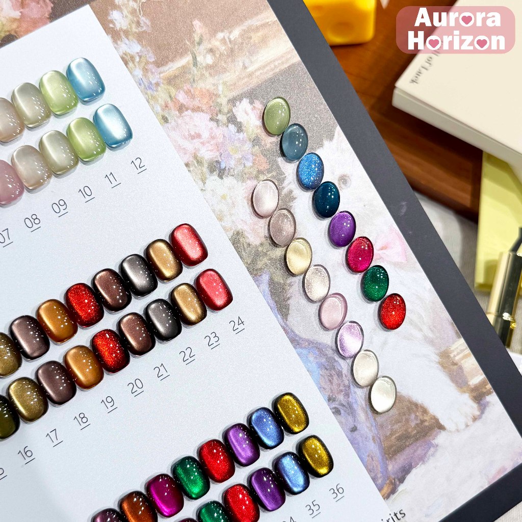 【พร้อมส่งในกรุงเทพฯ】ยาทาเล็บเจล  36สี   สีลูกแก้ว MILAN 36สี  สีเจล สีเจลแคทอายเนื้อซาติน  ฟรีชาร์ทสี(ทามาให้แล้ว) Cat eye  36สี - รูปที่ 5