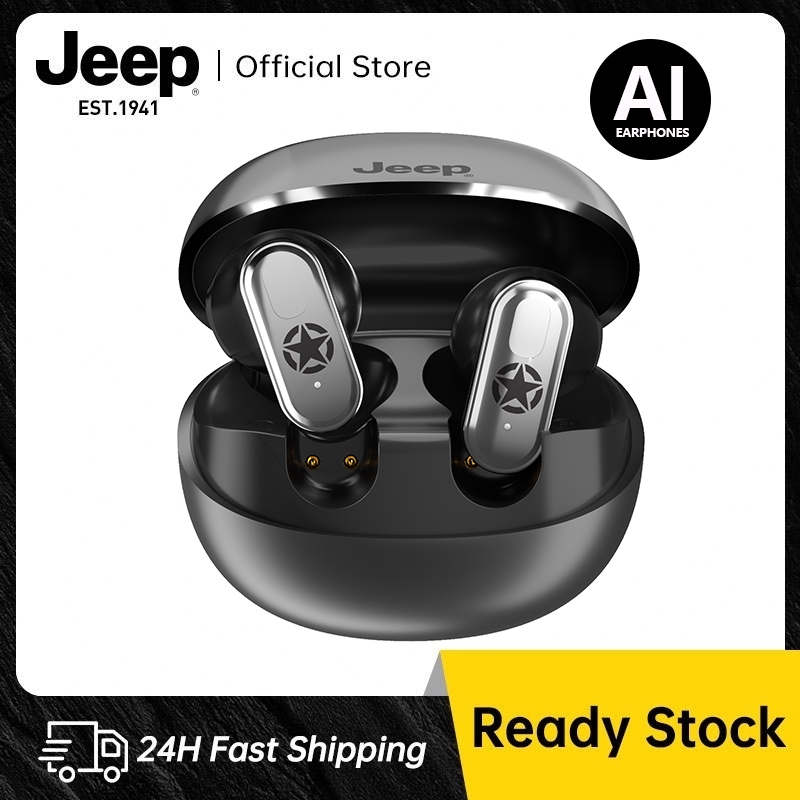 Jeep EW131 EW138 หูฟังนักแปล AI แปลแบบเรียลไทม์ เสียงดี HiFi HD Calls ตัดเสียงรบกวน พร้อมไมค์