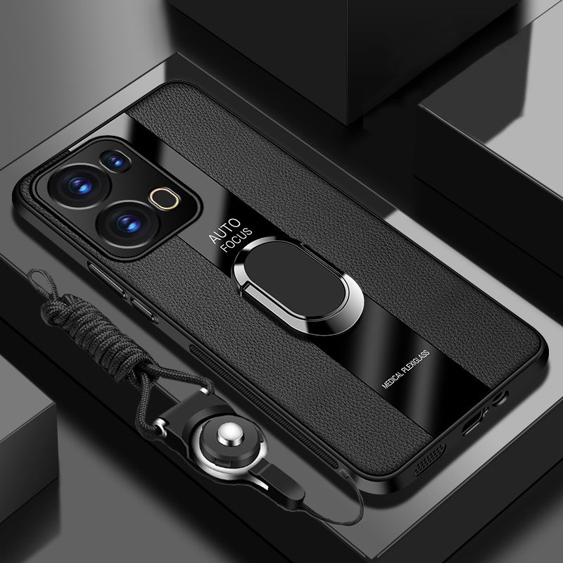 สําหรับ OPPO Reno 13 Pro Reno 14 Pro เคสโทรศัพท์เกราะรถแม่เหล็กโลหะแหวนนิ้วขาตั้งผู้ถือกรอบนุ่มกันกระแทกสําหรับ OPPO Reno 13 กรณี