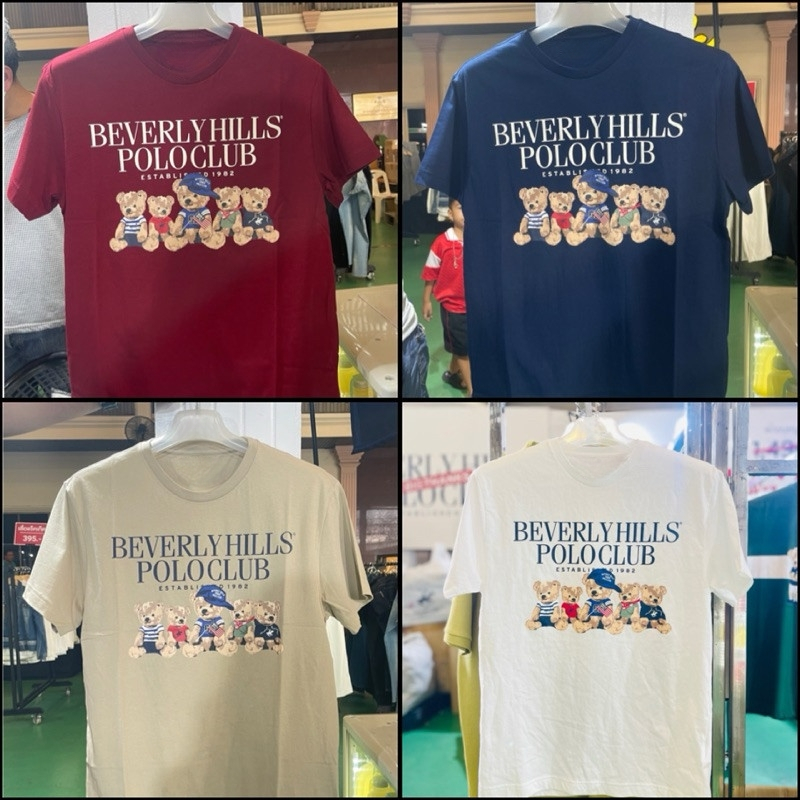 เสื้อยืดคอกลมพิมพ์ลาย Beverly Hill Polo S-5XL