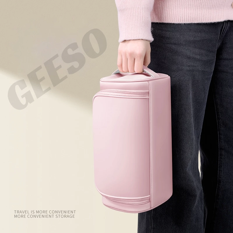 GEESO Dyson กระเป๋าถือแบบพกพาสําหรับเครื่องเป่าผม Dyson Supersonic,กระเป๋าเก็บแบบพกพาพร้อมตะขอแขวน Hair Dryer Storage Bag / Portable Waterproof Hair Dryer Travel Case / Curling Stick Storage Pouch 吹风机收纳包 thumbnail 9