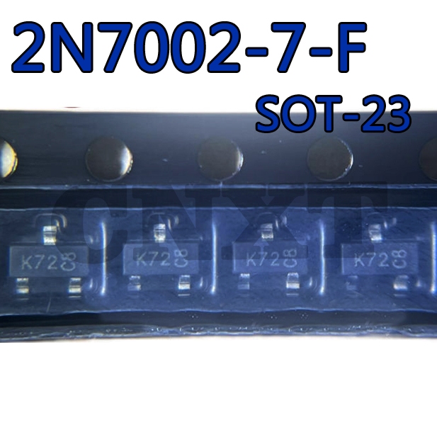 20 ~ 50PCS K72 2N7002-7-F SOT-23 2N7002W-7-F SOT-323 N Channnel Field Effect Tube Triode